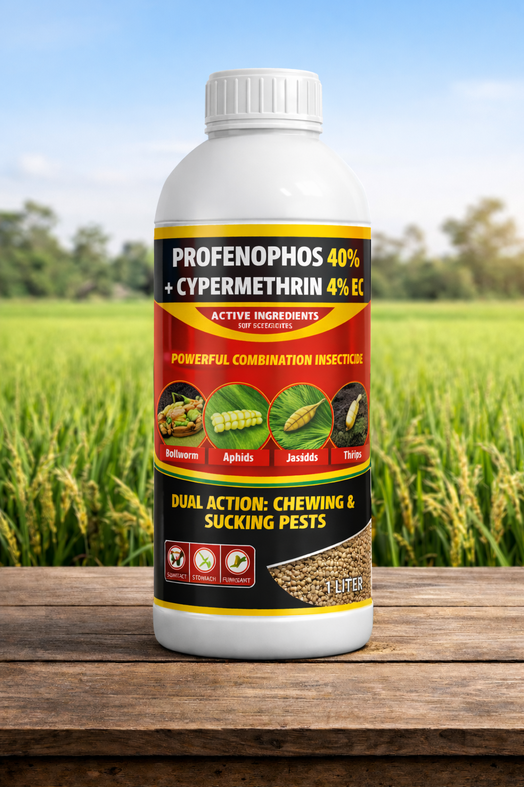 Profenophos 40% + Cypermethrin 4% EC