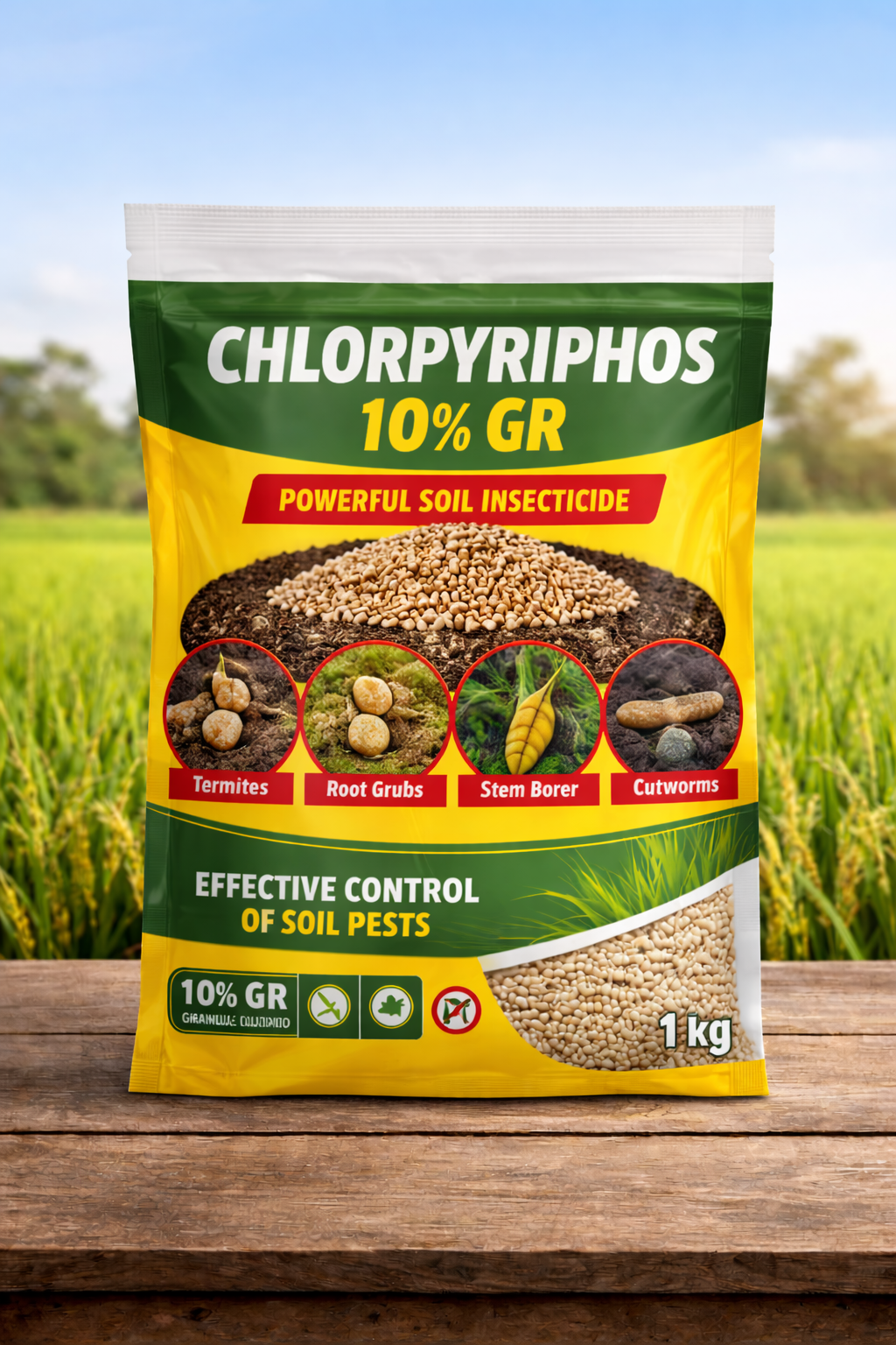 Chlorpyriphos 10% GR